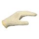 Hand Gloves, Cotton-sz-8-pvc-grey/red