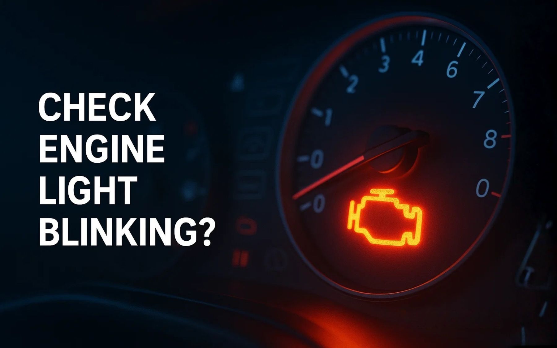 Check engine light blinking? Here's how to diagnose it and buy the right car parts online in India