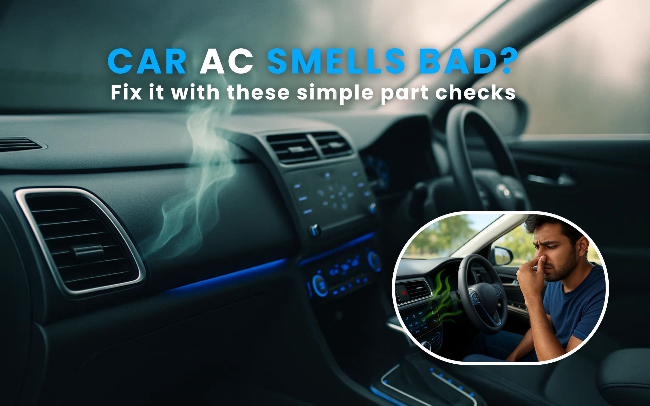 Why your car’s AC smells bad: causes, parts to replace, and how to fix it fast